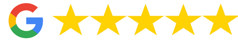 over 300 5 star Google Reviews